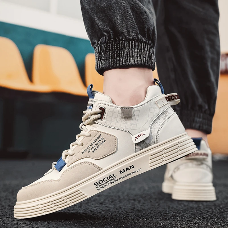 Men Casual Sneakers 2024 Autumn Vulcanized Shoes Male Walking Sport Shoes Outdoor Sneakers Male Sneakers Soft Sole Walking Shoes image 4