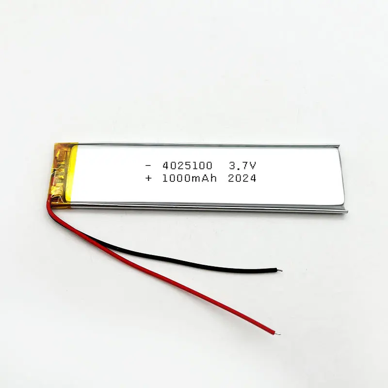 4025100 3.7V 1000mAh bateria litowo-polimerowa do Bluetooth rejestrator rozmów e-book inteligentne baterie awaryjne światło LED do mebli