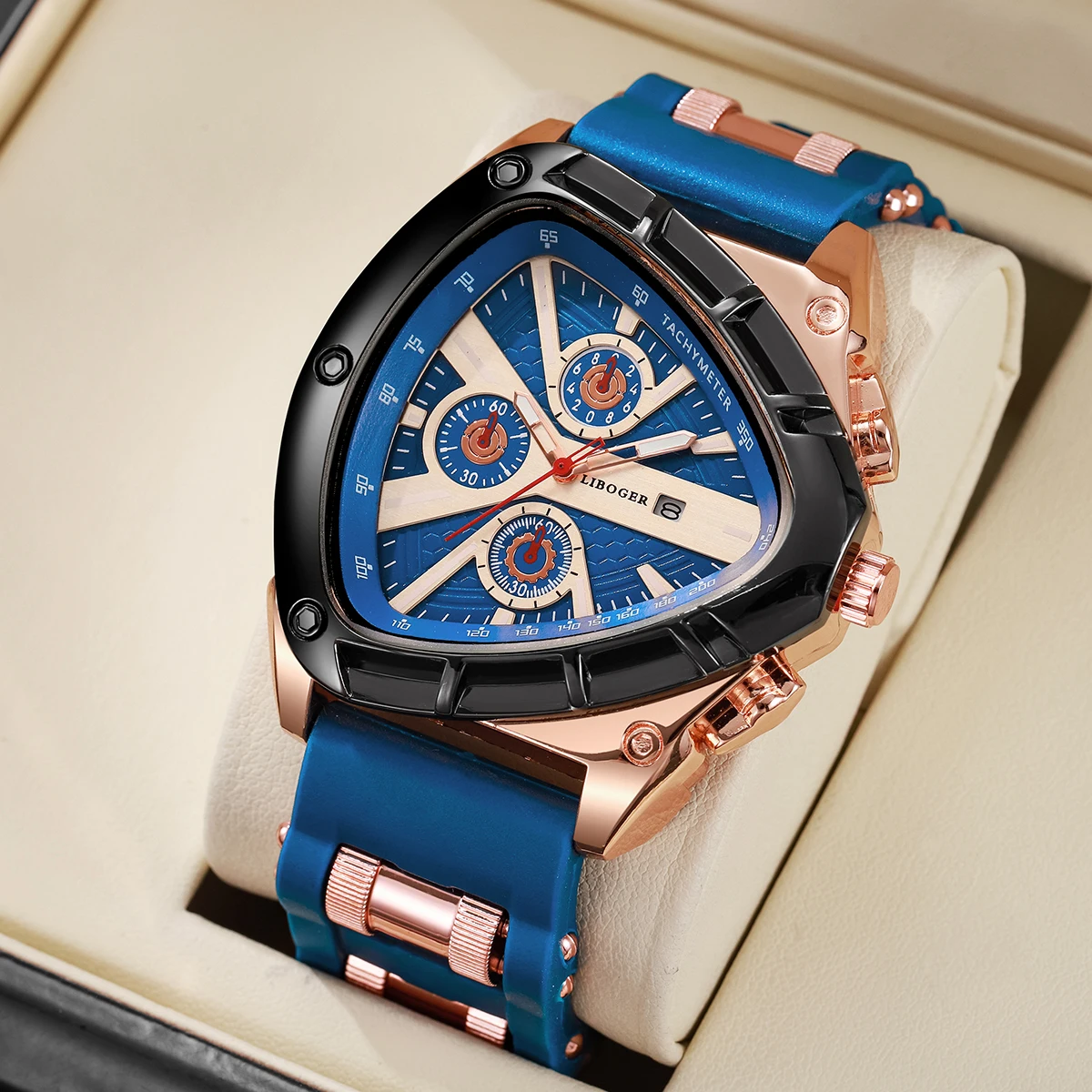 

1/4 шт., модные мужские спортивные часы с силиконовым ремешком, повседневные мужские наручные часы с арабским циферблатом и календарем, Reloj Hombre (без коробки)