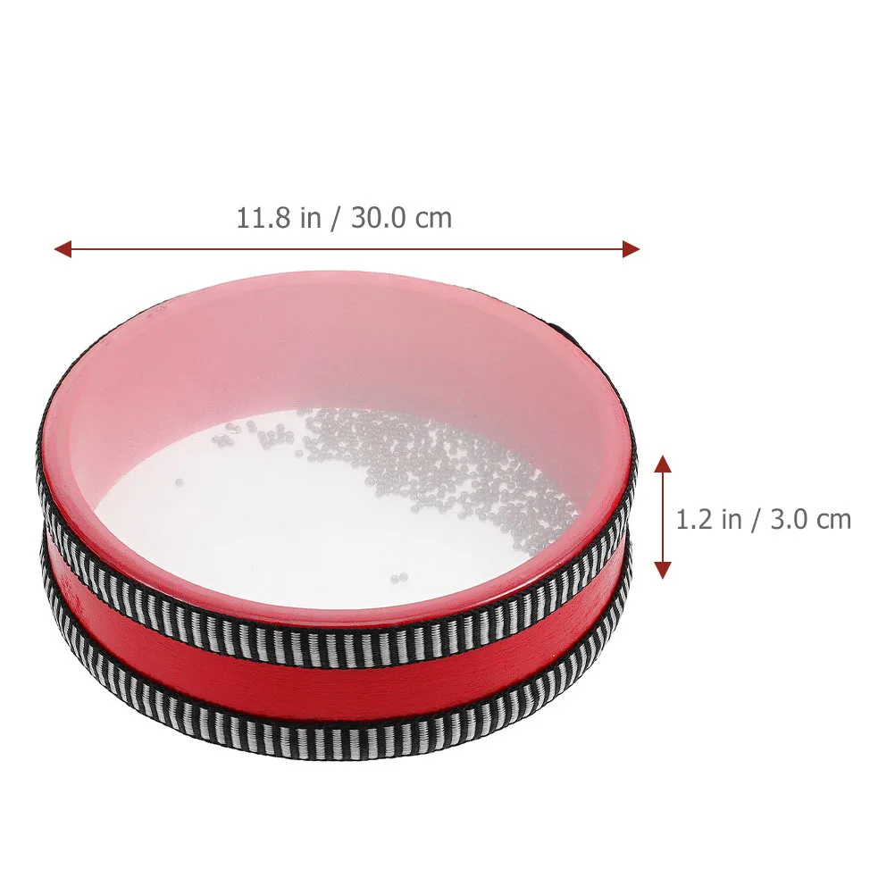 웨이브 비드 드럼 오션 웨이브 어린이를 위한 악기 타악기 교육용 부드러운 가장자리로 안전함 부모-자녀 상호작용