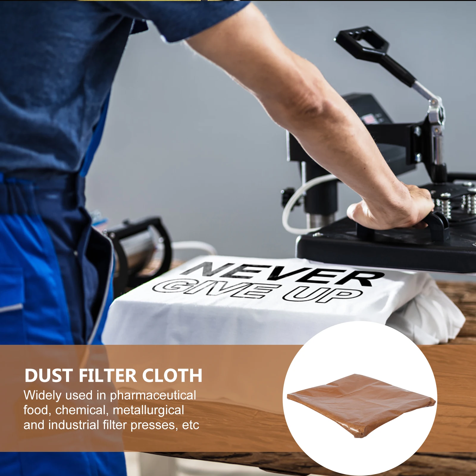 

Heating Plate Protective Cover Heat Press Machine Wrap High Temp Resistant Non-Stick Scratch Proof Dust Resistant for Silicone