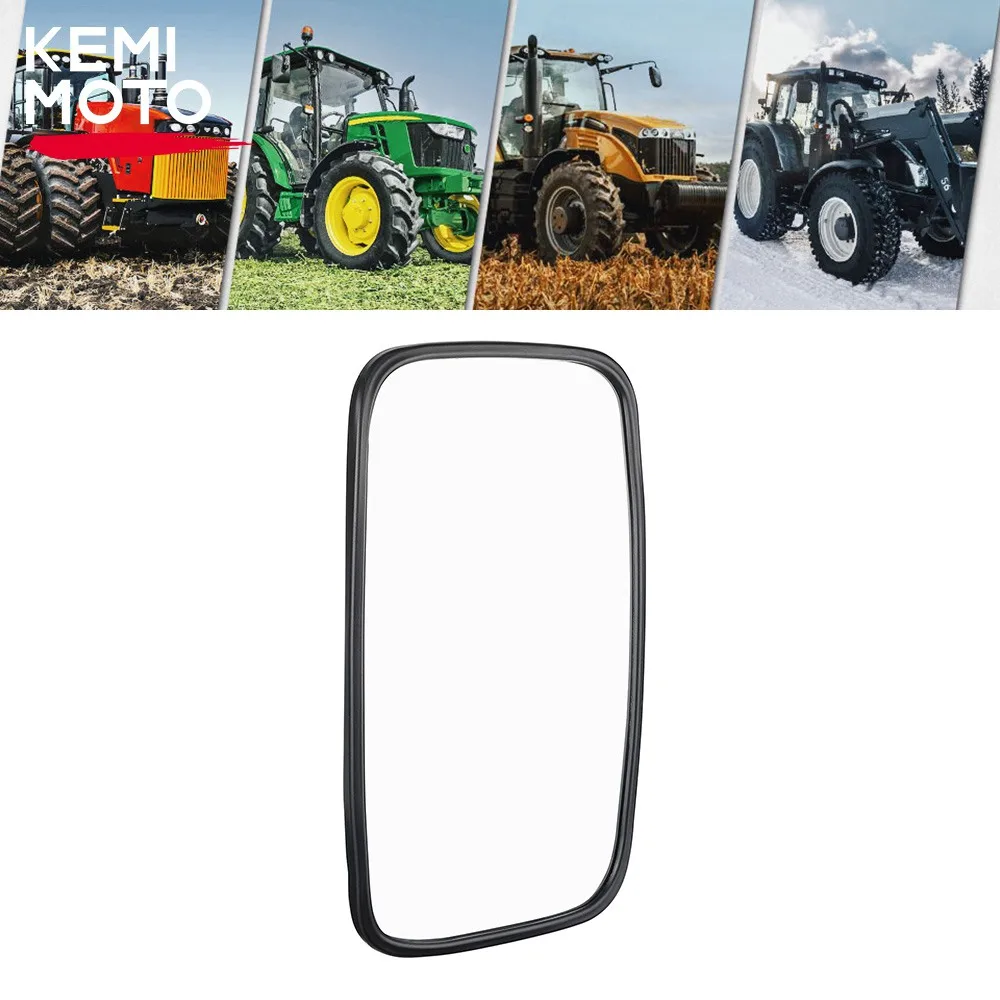 

KEMIMOTO for 0.6"-0.8" round square tube for John Deere Tractors for Case IH for Versatile for New Holland Rear View Side Mirror