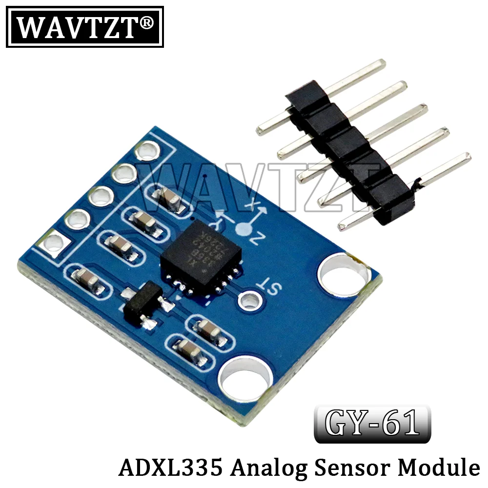 WAVTZT GY-61 ADXL335 Acelerometro 3-Axis Analog Output Accelerometer Module Angular Transducer 3V-5V