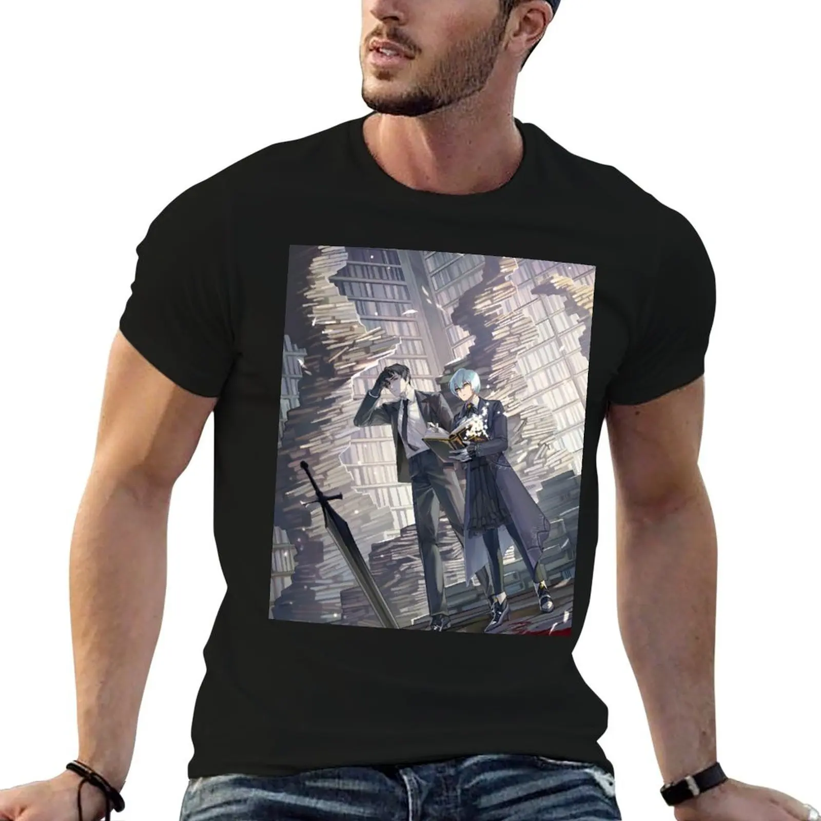 

Roland & Angela in da house - Library of ruina T-Shirt t shirts with prints t shirts for man pack cotton T-Shirt