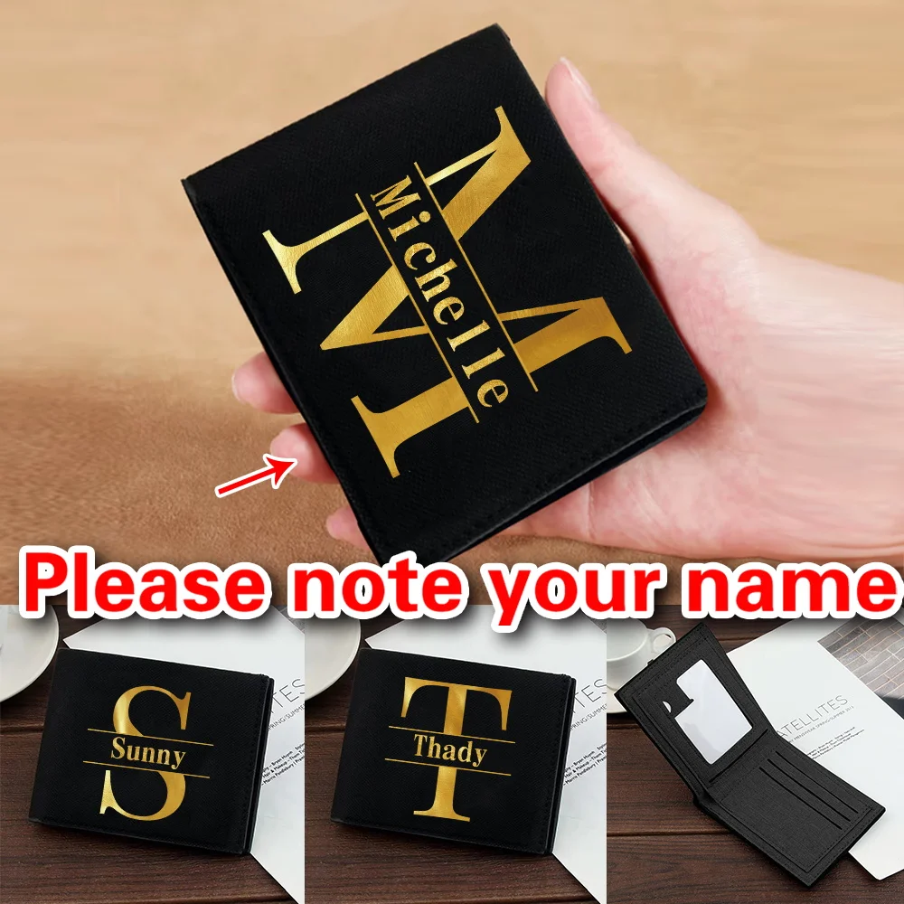 

Персонализированная настройка кошельков с несколькими слотами для кредитных карт Короткие кошельки для монет Модные подарочные кошельки с принтом