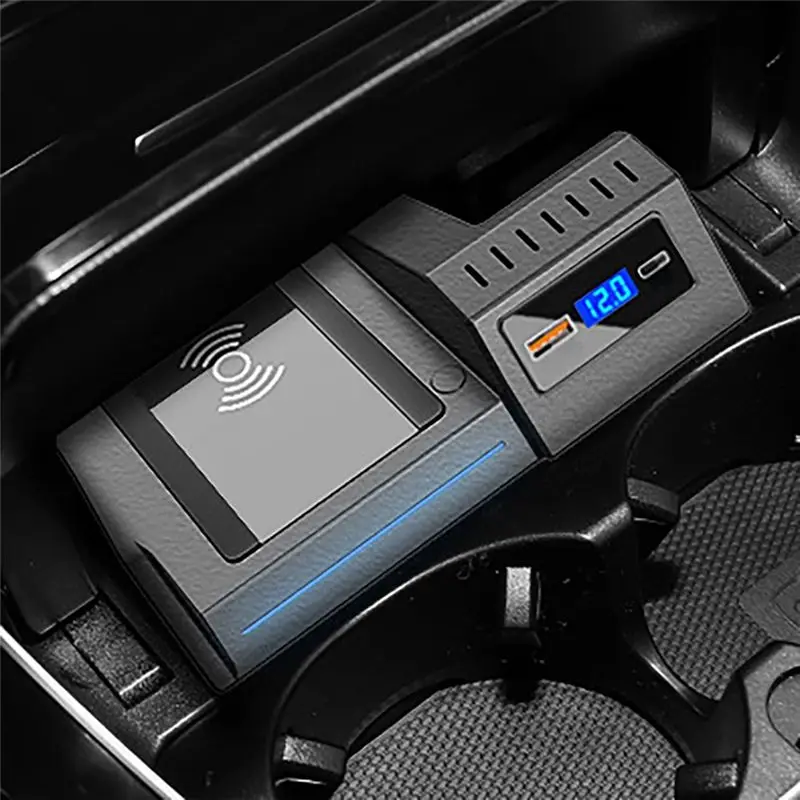 Durable-Car Wireless Phone Charging Fast Wireless Charging Panel Parts Component For Mercedes Benz W205 AMG AMG GLC C Cl