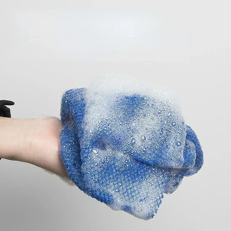 African Net Long Bath Body Exfoliating Long Net Shower Body Scrub Back Scrubber Skin Smoother Beauty Skin Bath Wash view 5