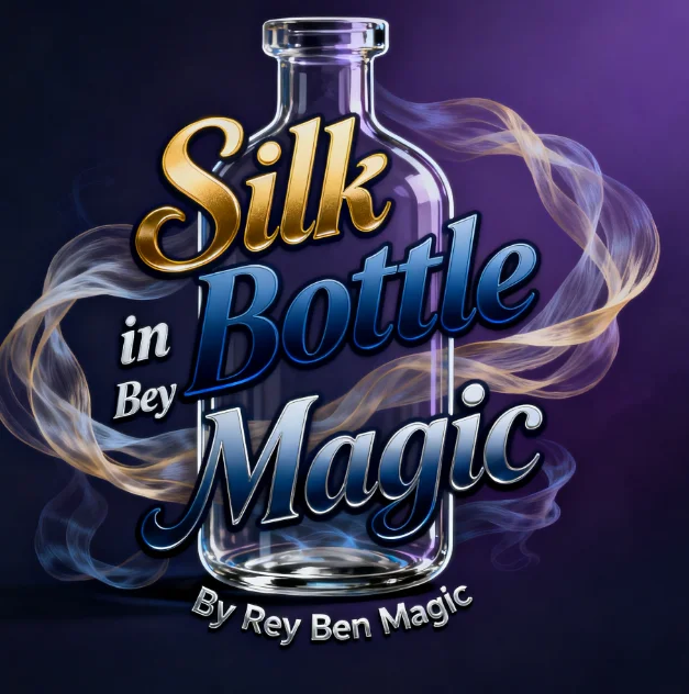 Stage Magic Magia Silk in Bottle By Rey Ben Close Up Magic Trick Magicians Prop Accessory Illusion Stage Magic Professional