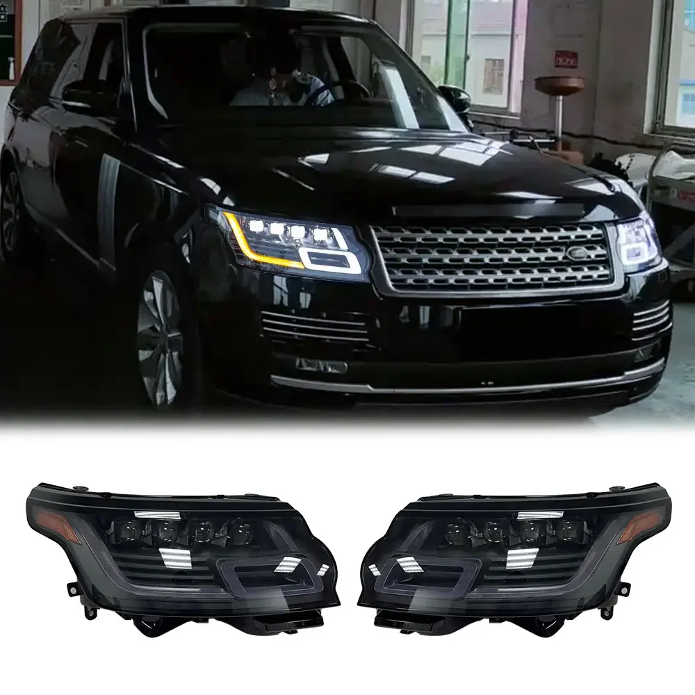 Factory Price Upgrade 4 Lens Matrix Led Headlight for Range Rover Vogue Headlamp