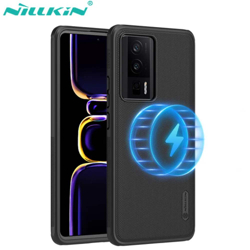 

NILLKIN For Xiaomi Redmi K60/K60 Pro Magnetic Case Super Frosted Shield Pro PC Back Cover For Xiaomi Poco F5 Pro Magsafe Cases