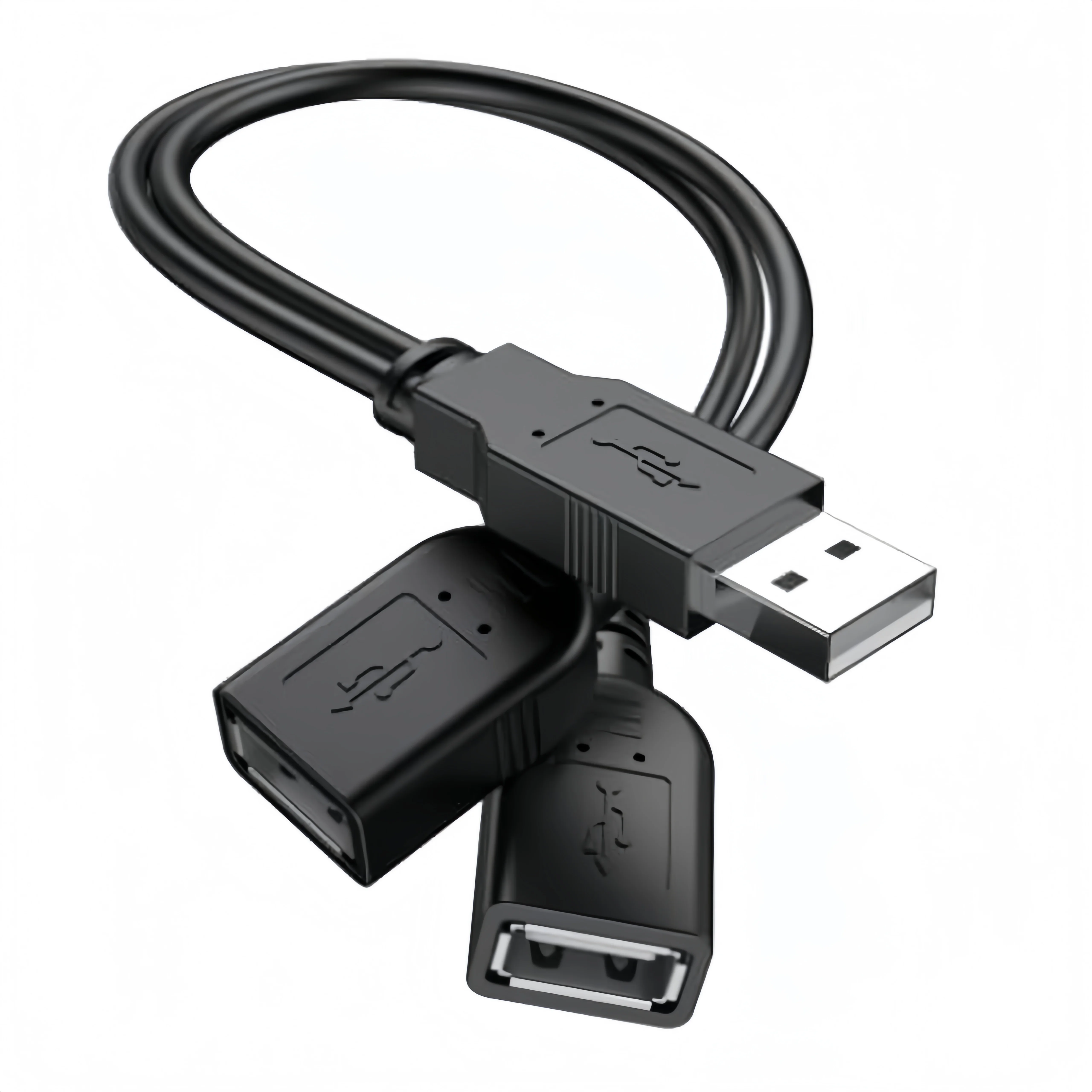 10 Uds 1M 2M 3M 5M 10M USB 2,0 tipo A macho a macho Cable de extensión USB hembra a macho Cable de extensión USB2.0 480Mbps Transmi