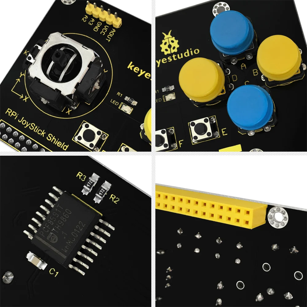 Keyestudio RPI JoyStick Shield PCF8591  for Raspberry Pi Projects /CE certification