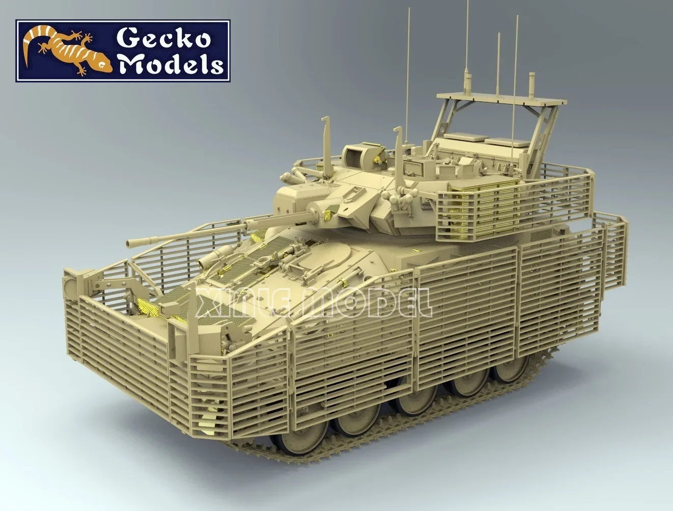 Gecko model  Building Kits 1/35  Scale Model Kit 35GM0051 curved blade Mk.2 CVR (T) TES H tracked armored vehicle
