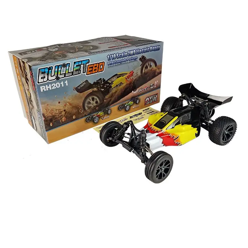 1/10 Scale RH2012 Professional Two-wheel Drive Electric Vehicle Model  Brushless High-speed RC Remote Control Toy Car for Boys