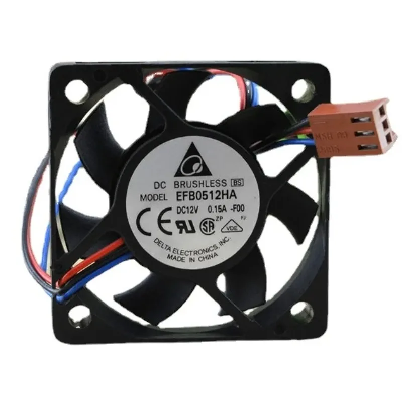 New Fan For Delta EFB0512HA 12V 0.15A 5CM 5010 Speed Measurement CPU Cooling Fan 50×50×10MM