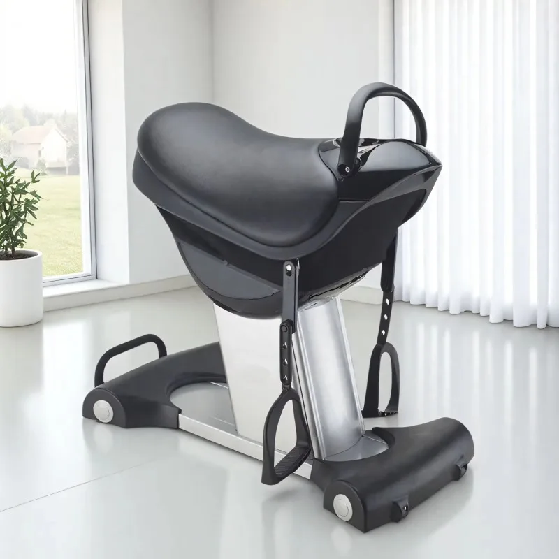 

Electric Horse Riding Machine Home Fitness Equipment Fat Burning Slimming Exercise Factory Direct Wholesale Black/Silver SM-QMJ