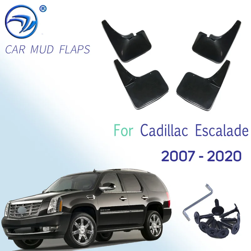 For Cadillac Escalade 2007 - 2020 GMT900 Car Mud Flaps Fender Mudguards Mudflaps Splash Guards Accessories