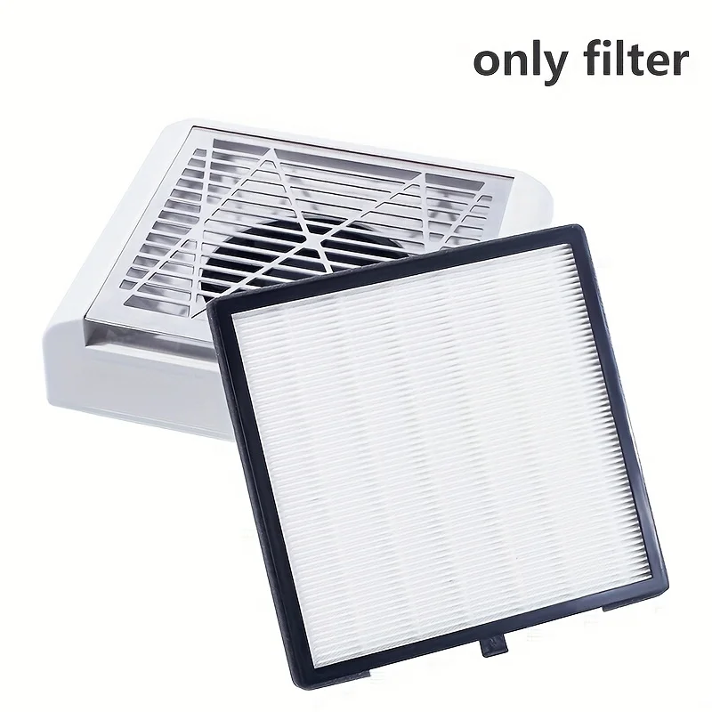 Easy-Clean Nail Dust Collector Filter for Manicure Machines - Hypoallergenic, Reusable Accessory for Efficient Cleaning