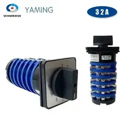 Rotary Welding Machine Welder Switch 32A 6 Poles 10 Positions Universal Changeover Cam Selector KDHC-32/6*10