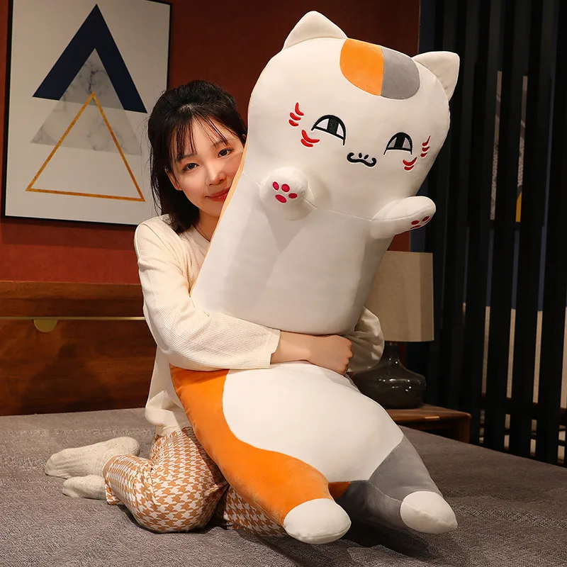 

90/110cm Cartoon Dinosaur Shiba Inu Husky Dog Plush Toy Natsume Yuujinchou Nyanko Sensei Plush Cat Stuffed Animal Bolster Pillow