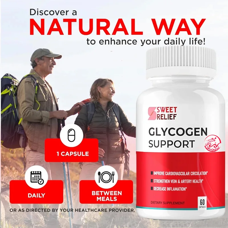 Sweet Relief glycogen supports 60 capsule blood container cleanser supplements, advanced formula promotes overall health