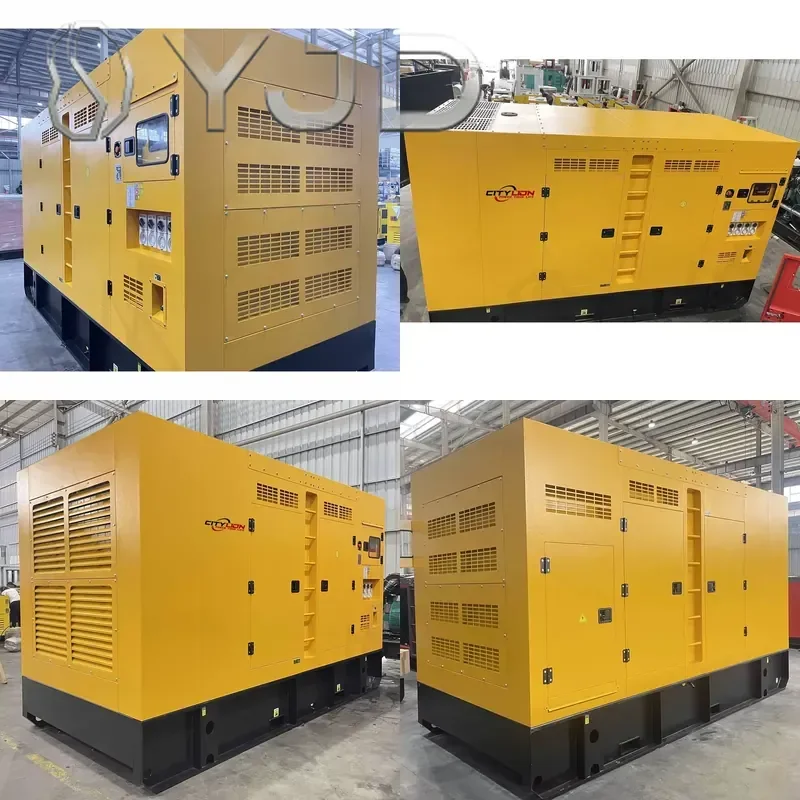 Energy Saving ATS 220V/380V Power Generator 625 KVA 625KVA 500KW 500 KW Silent Generator