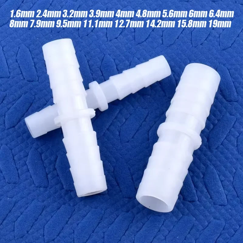 

1.6-19mm Food Grade Plastic Equal Dia Direct Connectors Aquarium Fish Tank Air Pump Fittings Water Pipe Hose Pagoda Joint