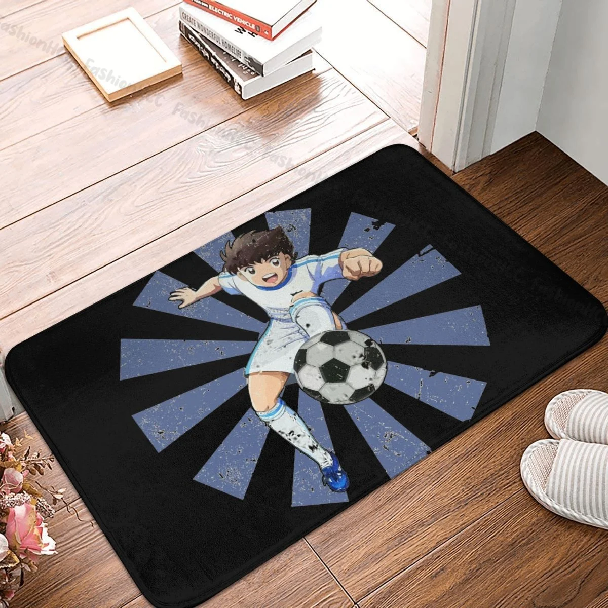 Captain Tsubasa Football Anime Non-slip Doormat Ozora Bath Kitchen Mat Welcome Carpet Indoor Modern Decor