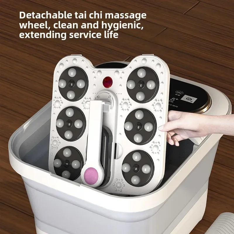 Intelligent Heating Constant Temperature Folding Footbath Machine Electric Pedicure Tub for Home Pedicure Spa Foot Bath Bucket