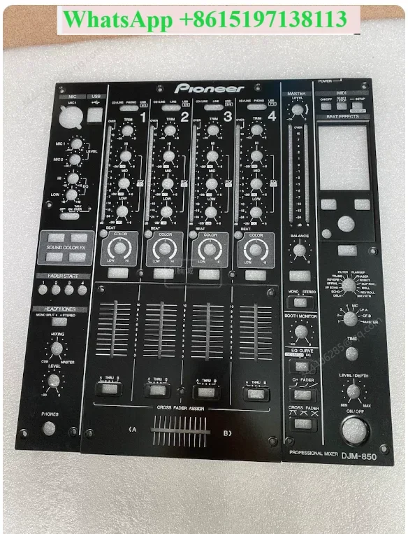 Pioneer DJM-850 mixing console panel complete set of pusher board, iron plate, middle plate, disc player accessories