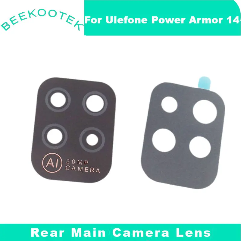 New Original Ulefone Power Armor 14 Back Camera Lens Rear Main Camera Lens Glass Cover For Ulefone Armor 14 Pro Smart Phone