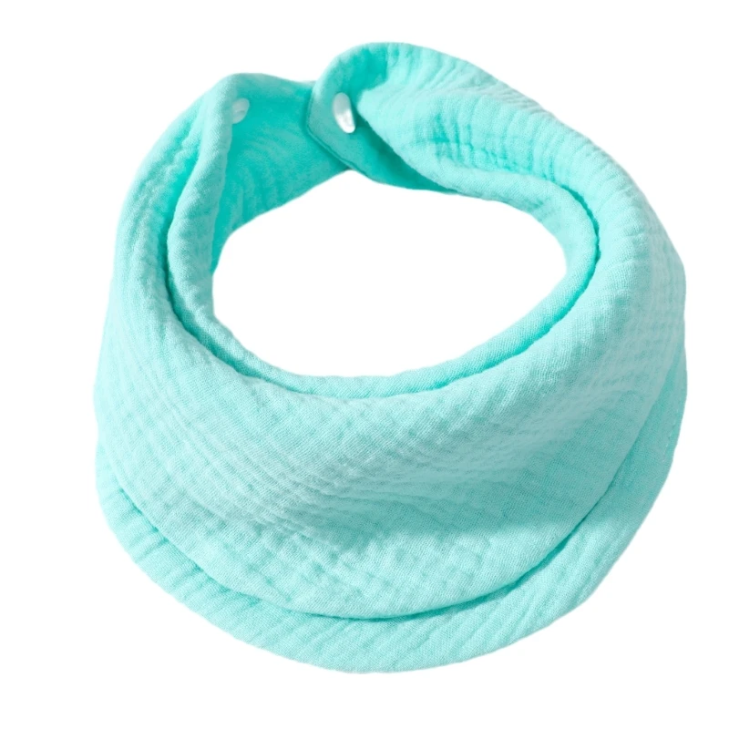 Bavoirs en coton pour bébé, bavoirs bandana pour bébé, unisexe, garçons filles, couleurs unies