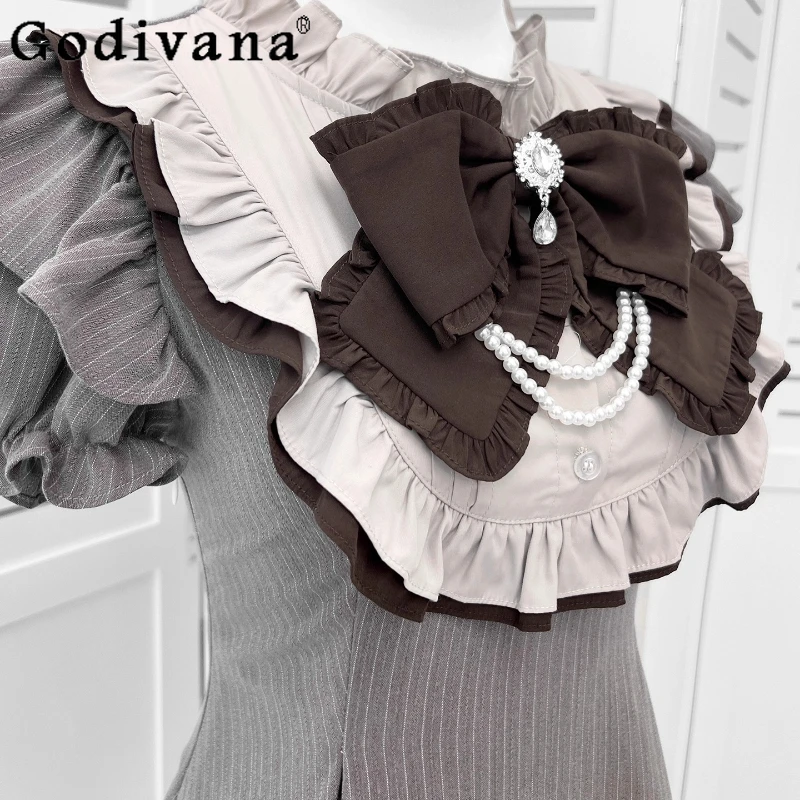 Abito stile Lolita a righe giapponesi per ragazze Abito dal design originale per sottocultura scura Abito da donna a maniche corte che impara la vita