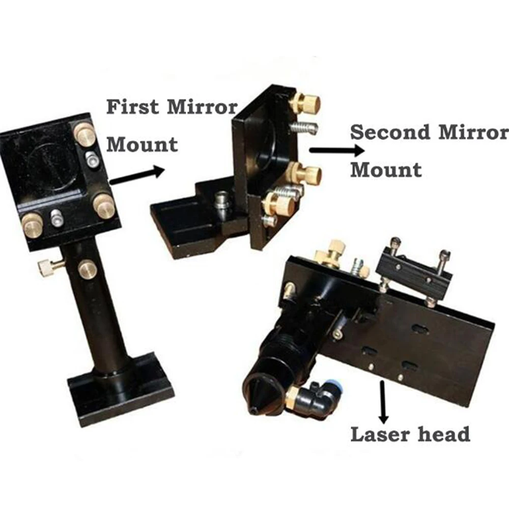 Tête laser de découpe de métal, pièces de machine laser, 60W, co2