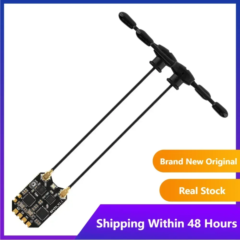 RadioMaster RP4TD ExpressLRS ELRS 2.4GHz Diversity Receiver Built in WIFI Dual TCXO for RC Airplane FPV Drones DIY Parts