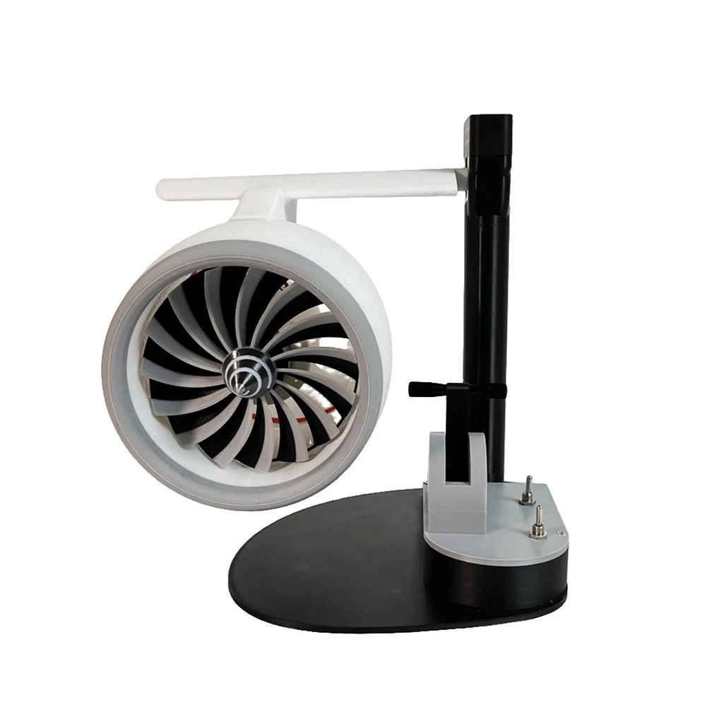 Creative Desktop Turbo Jet-Fan Engine Model Adjustable Speed Push Rod JetFan USB With Humidifying Spray And Red-Light Tail Flame