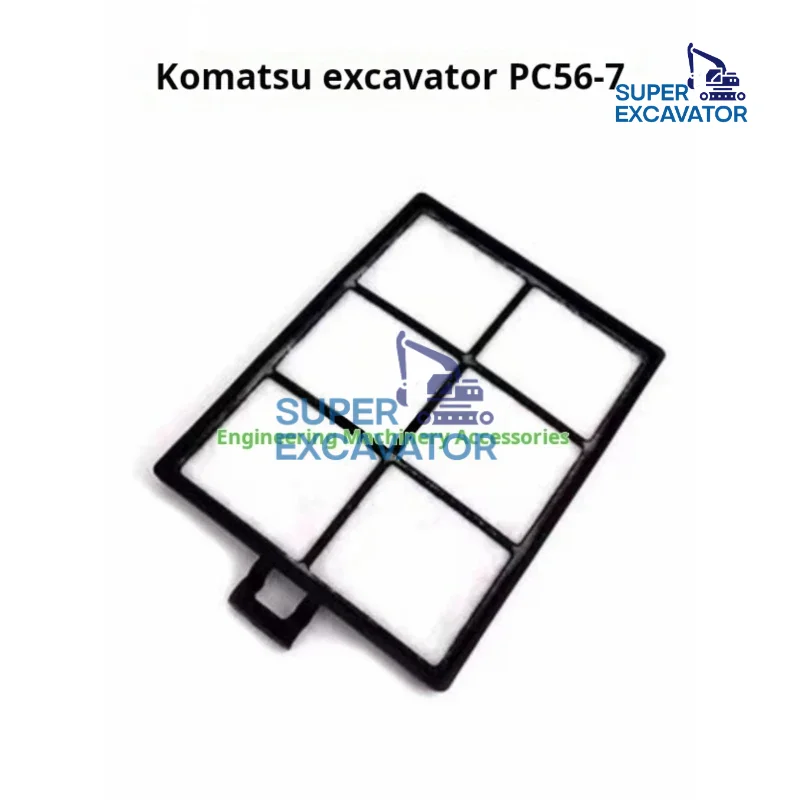 For Komatsu PC56-7 Excavatorpc 60-8 Internal and external air conditioning filter mesh filter cleaner forklift