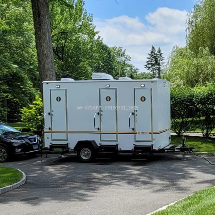 Il rimorchio esterno più venduto con bagno WC pubblico WC mobile per rimorchio
