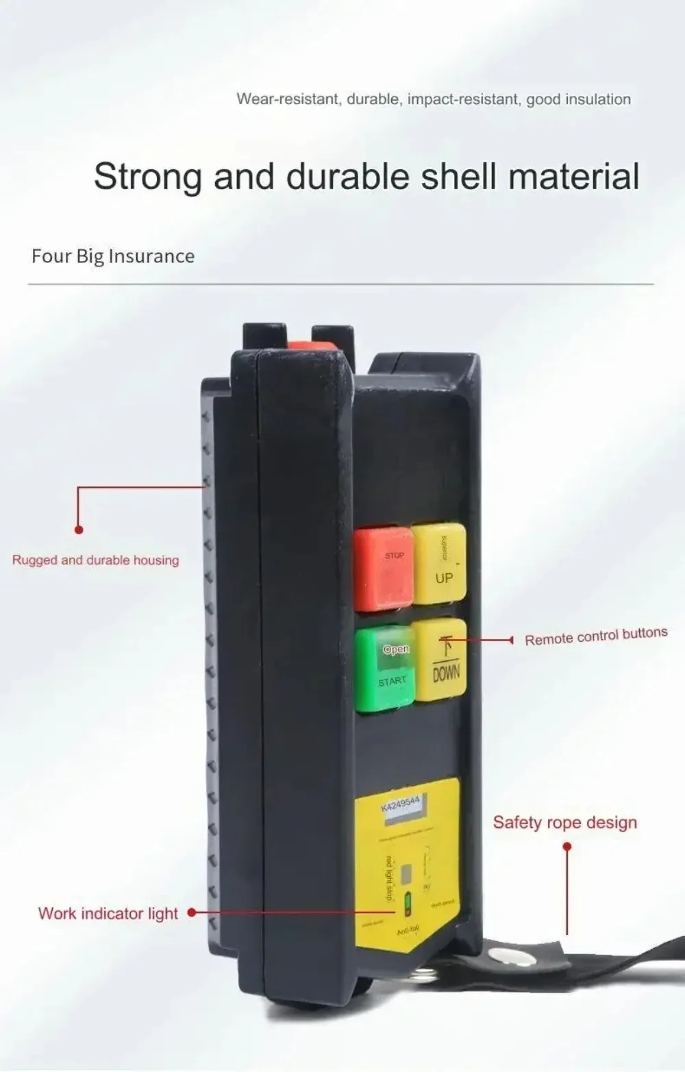 

Three-proof Wireless Industrial Remote Control Crane Electric Hoist Crane Traveling Crane Remote Control