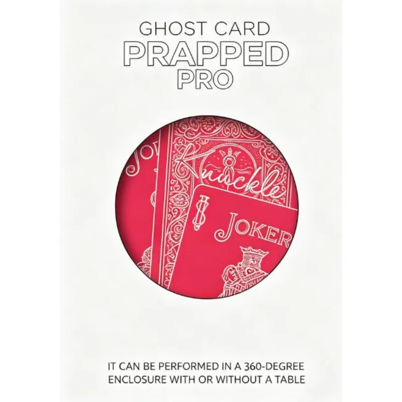 

TRAPPED 2.0 Gimmicks By The Knuckle Ghost Card Prapped Pro Flash Card: Фокусы с картами, магия покера, шоу фокусов, магия близкого плана, иллюзии