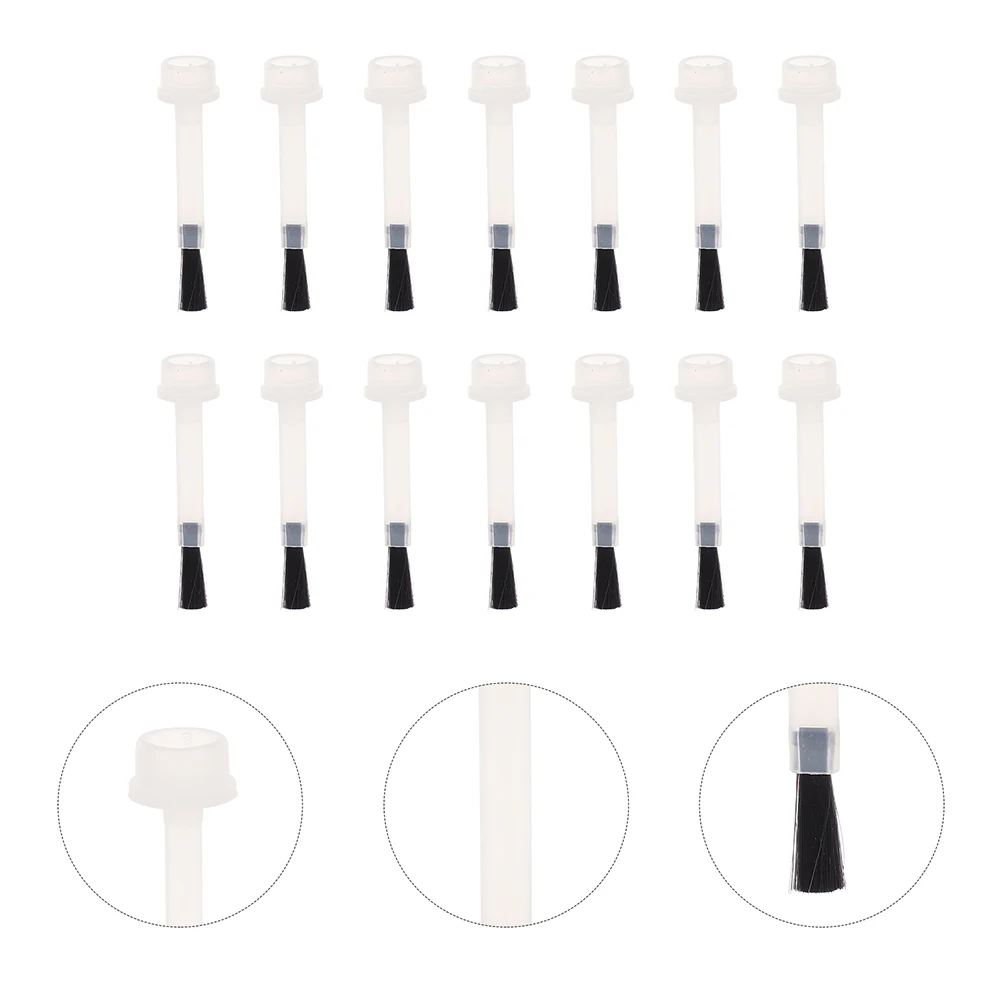 

100pcs Polish Replacement Gel Polish Liquid Applicator For Diy Art Small Bottle Brush Nail Salon Supplies Replacement Nail