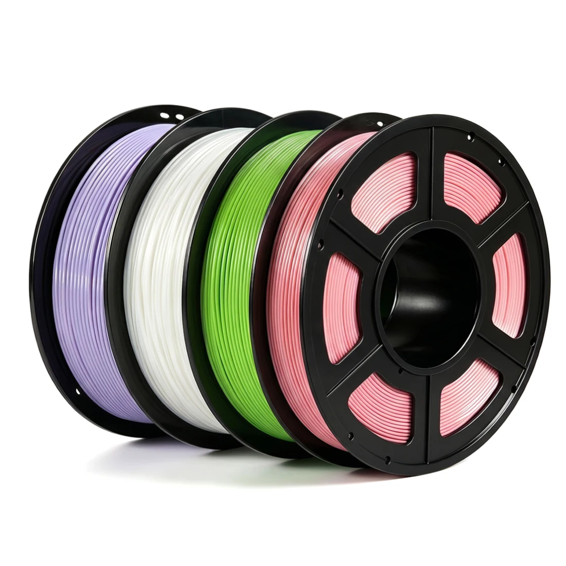 EasyThreed 250g 3D-Drucker-Filament PLA Lila, PLA Pink 1,75mm für 3D-Druck, Filament PLA Weiß, Grün 0,25Kg Draht-Vakuumverpackung - PLA-Pink 250g