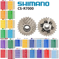 Shimano 105 R7000 11 Speed Road Bike HG Cassette Sprocket Freewheel 12-25T 11-28T 11-30T 11-32T Update from 5800