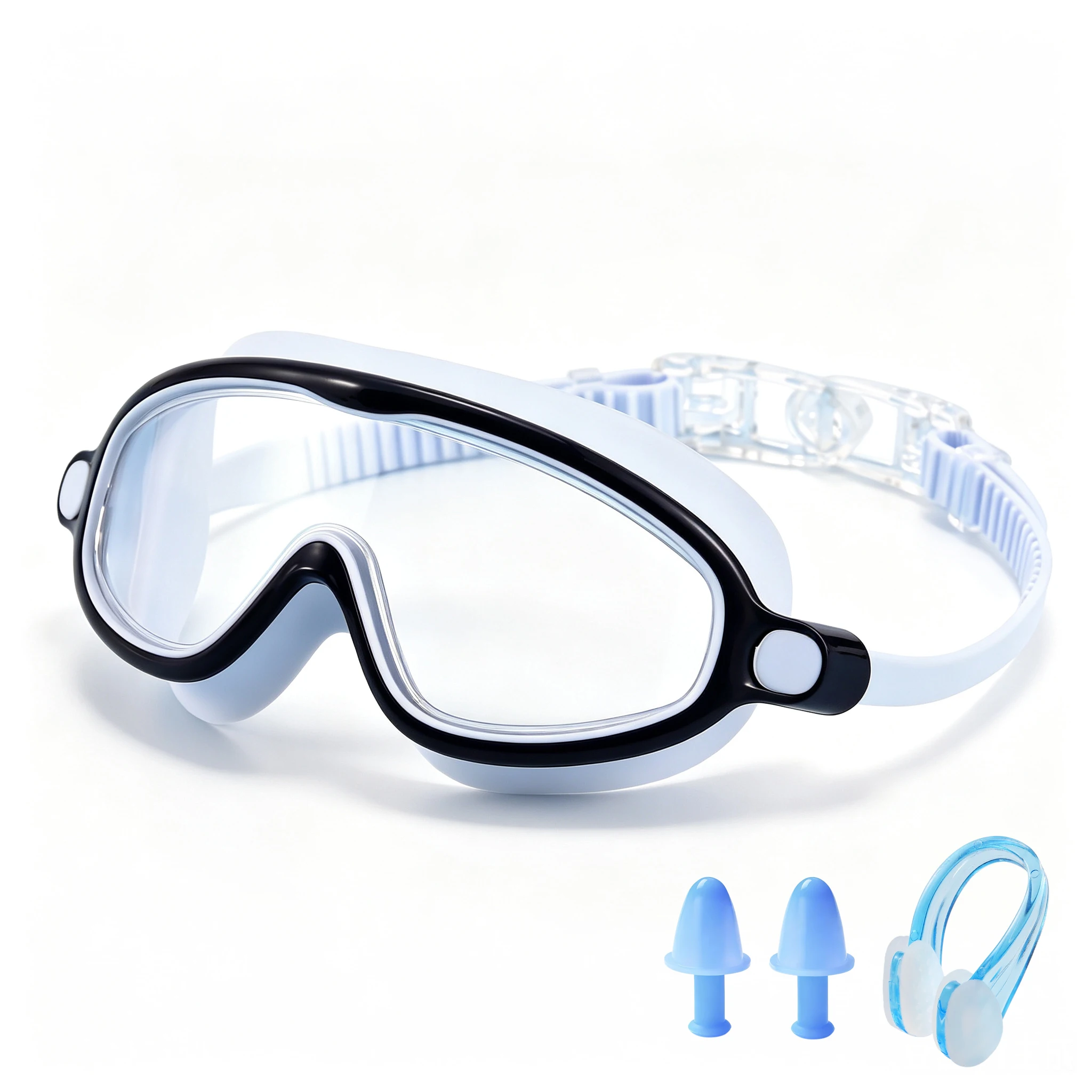 Swim Goggles, Waterproof Anti-Fog Anti-UV Wide View Swimming Goggles for Kids 3-14 view 6