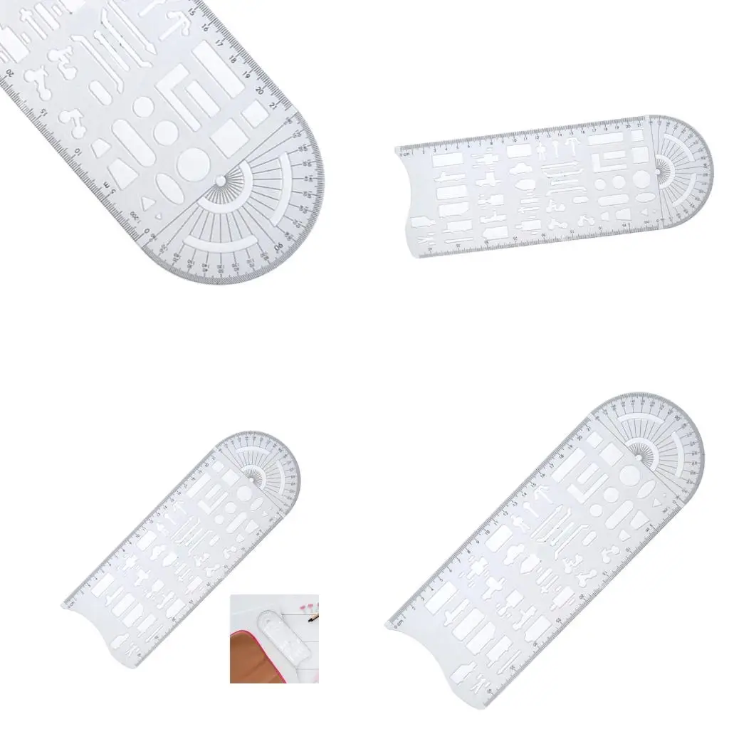 

Прозрачные геометрические трафареты. Рисунок линейки. Шаблоны сцены аварии. Измерительная линейка.