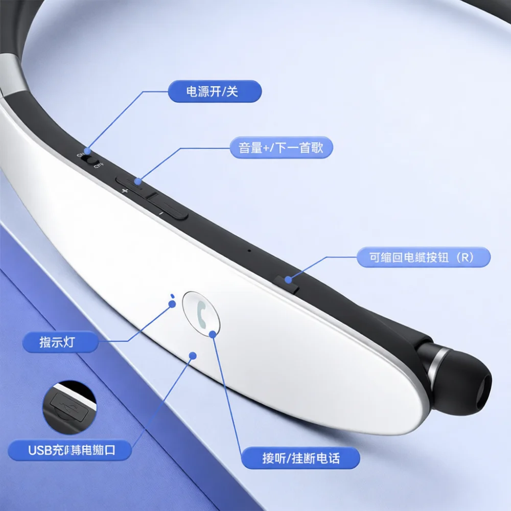 Sport Wireless Neckband Blueto - đánh giá và giá Running Gear Headphones