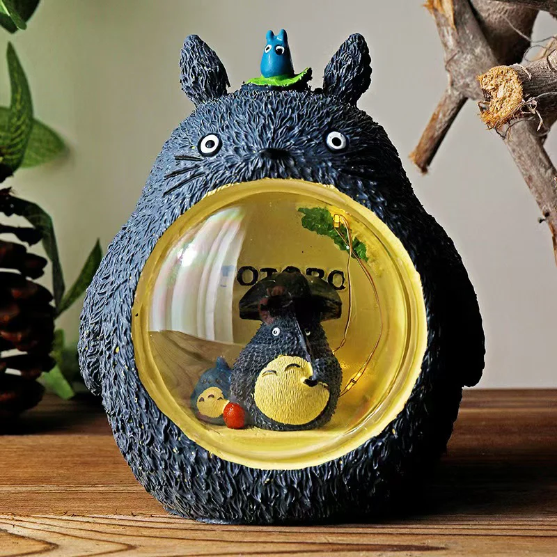 Lovely Creative Cartoon Cat Star Light Japanese Grocery Night Light Resin Ornament Warm And Romantic Night Light Home Decoration