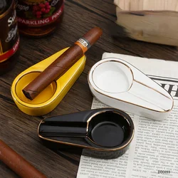 Mini Ceramic Cigar Ashtray Ash Tray Cigar Holder Ashtray Single Slot Cigar Ashtray Ash Tray Dish Cigarette Cigar Ashtray Holder