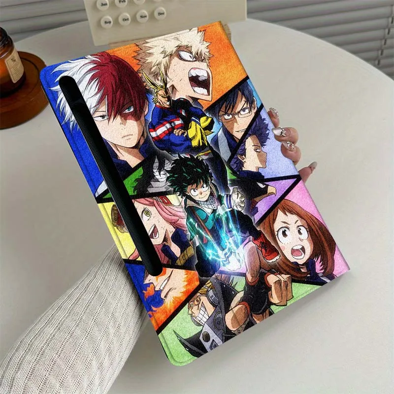 

My Hero Academia pattern Tablet Case For Samsung Galaxy Tab S7 S8 S9 S10 FE Plus Lite 11 12.4 13.1 Inch