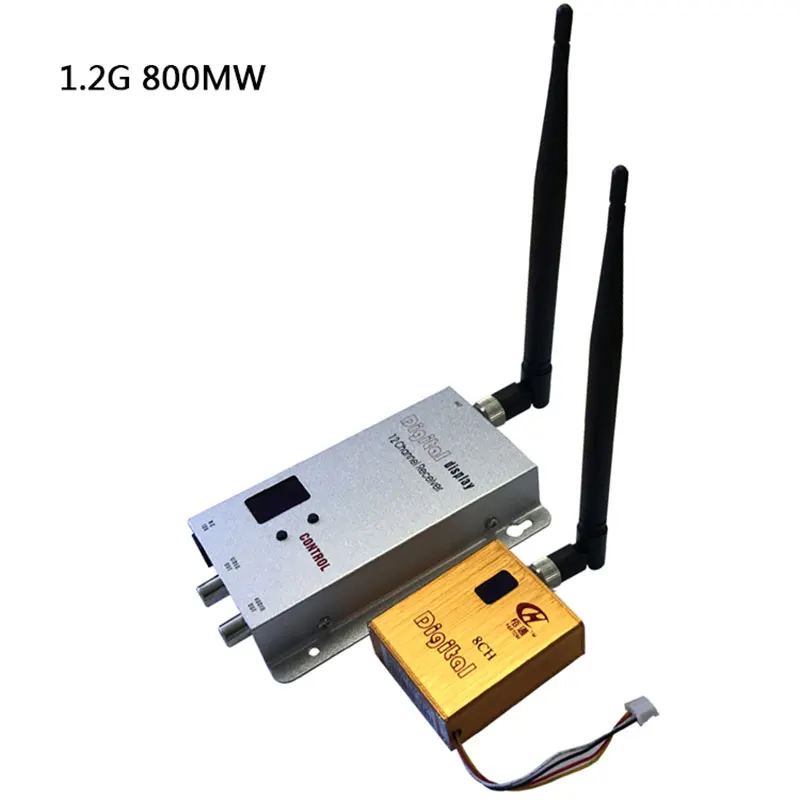 FPV 1.2g 800mw Digital wireless AV Video/Audio Diagram Transmitter and Receiver combo for Rc ZMR250 QAV280 QAV250 Drone